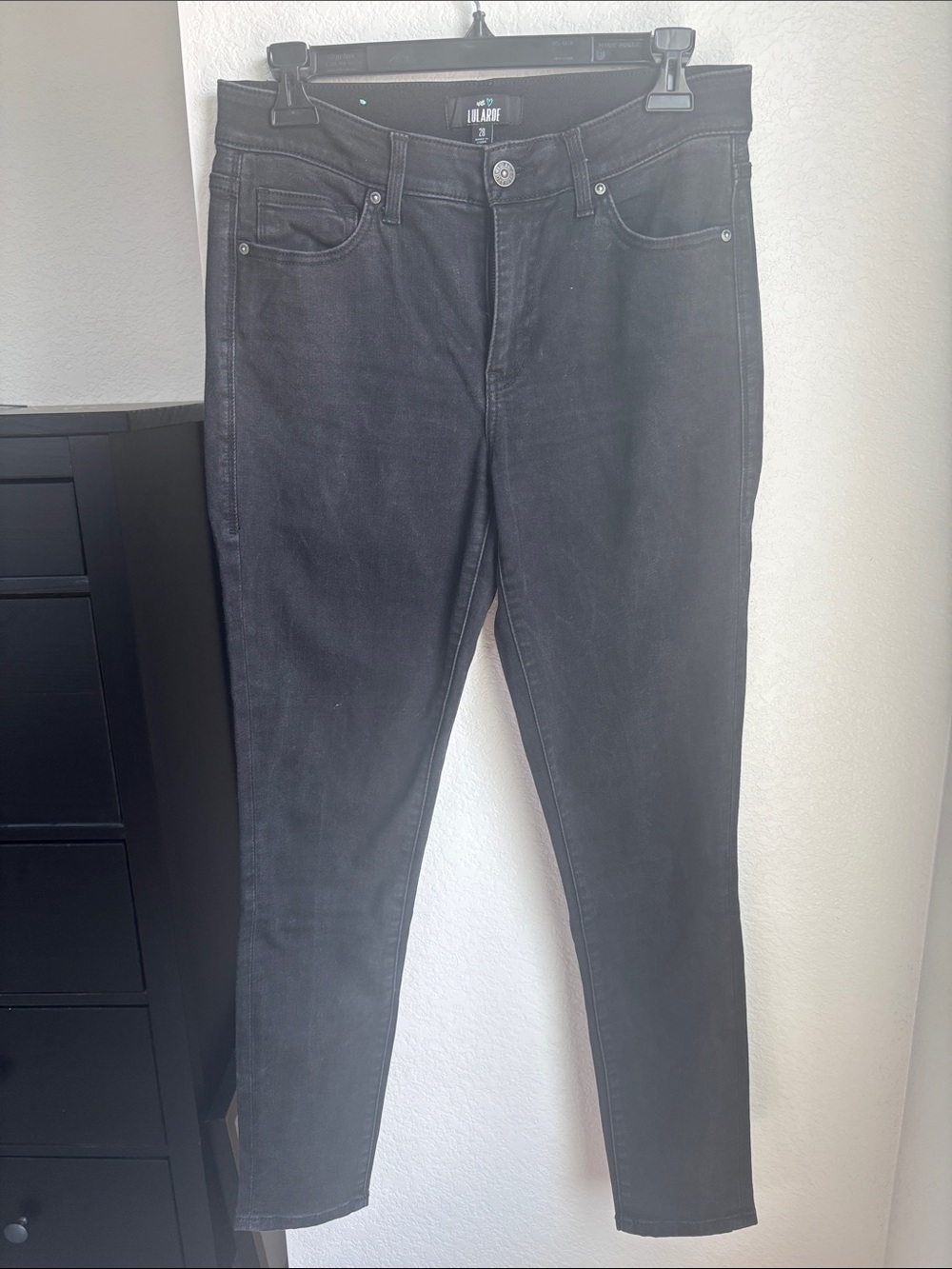 LuLaRoe Black High-Rise Skinny Jeans